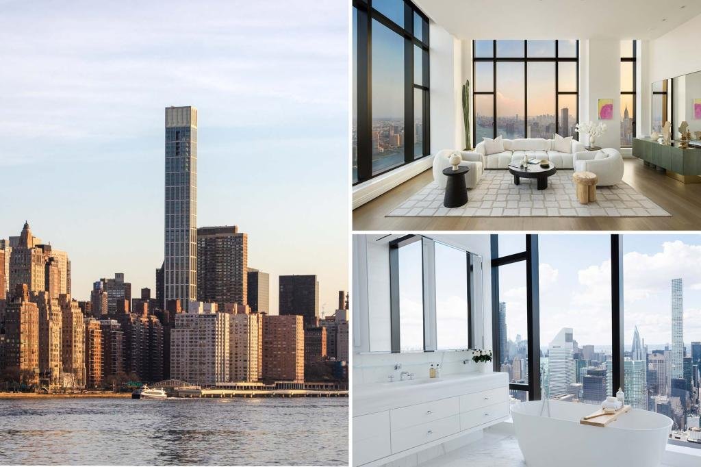 Exclusive | Manhattan's tallest East Side mansion listed for sale: 'I can see all the way from the Atlantic Ocean to the Hudson'
