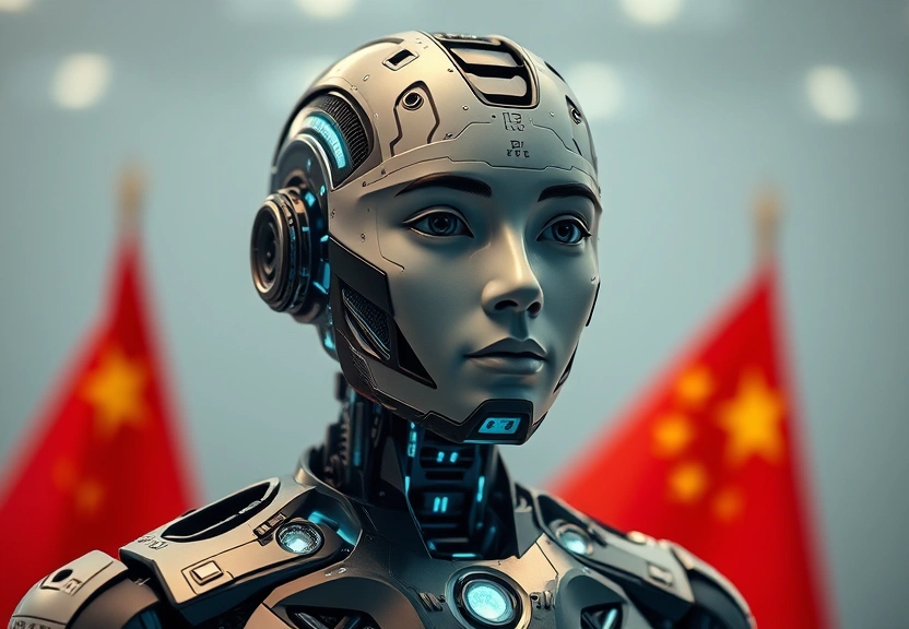 Representação visual de Atenção, EUA! A China desafia com sua superinteligência artificial