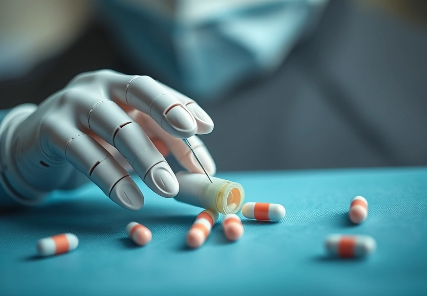 Representação visual de Robôs microscópicos podem entregar medicamentos de forma precisa no corpo.