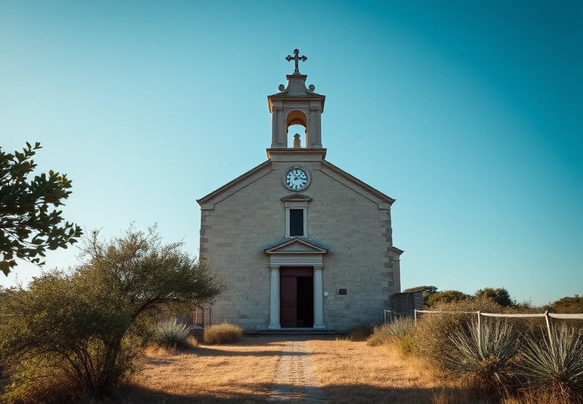 Representação visual de Mais inclinada que Pisa: igreja torta vira atração inusitada em vila abandonada na Grécia; vídeo - O Globo